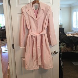 Pink Anne Klein Trench Coat